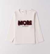 maglia girocollo manica lunga ragazza